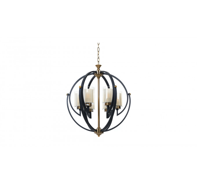 Подвесная люстра Lumina Deco Bergen LDP 1232-6 BK+MD