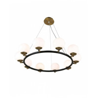 Подвесная люстра Lumina Deco Modica LDP 6032-10 BK+MD
