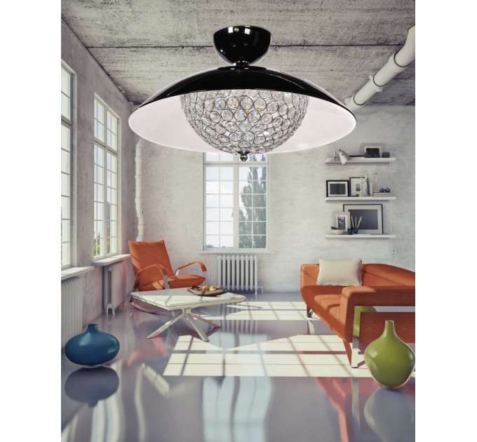 Потолочный светильник Lumina Deco Mezzaluna LDC 1578-5 BK
