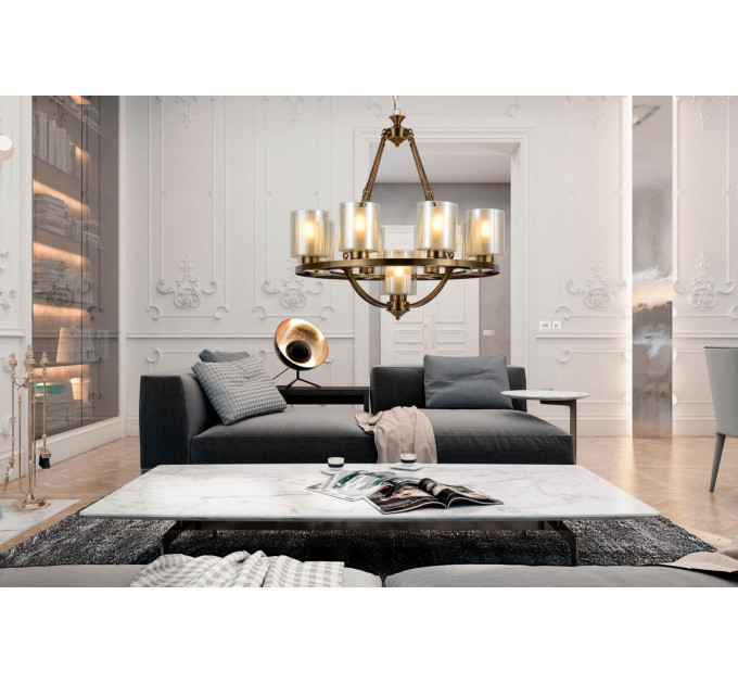 Подвесная люстра Lumina Deco Santini LDP 1220-9 MD