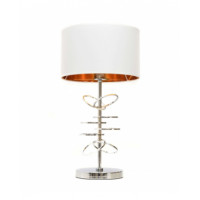 Настольная лампа Lumina Deco Milari LDT 5530 CHR+WT