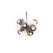 Подвесная люстра Neopsis Lumina Deco LDP 1137-17 WT+CHR
