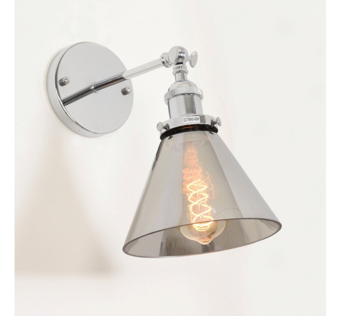 Настенное бра Lumina Deco Nubi LDW 6801-1 CHR+GY