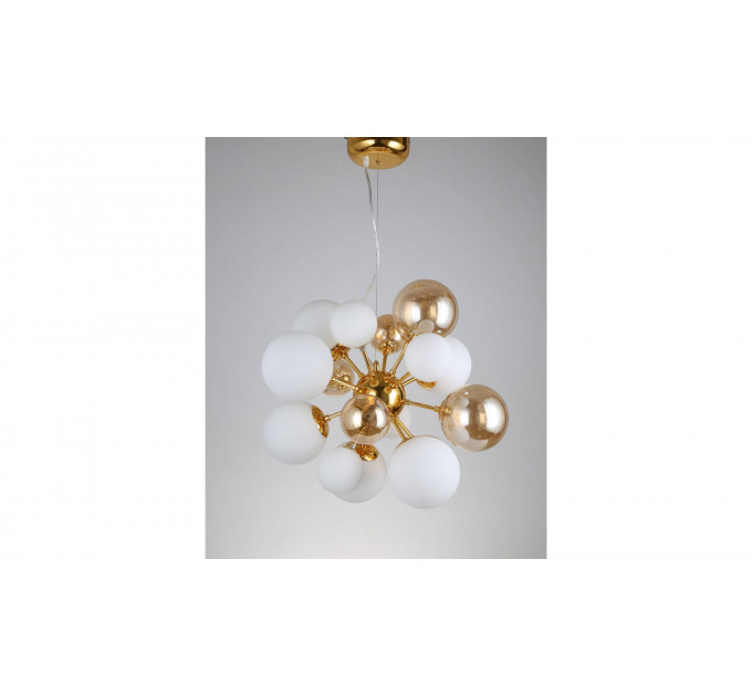 Подвесная люстра Lumina Deco Galaksida LDP 8565-10/16 GD+TEA
