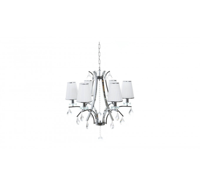 Подвесная люстра Lumina Deco Glamour LDP 66247-6 WT+CHR