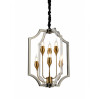 Подвесная люстра Lumina Deco Modesco LDP 8014-3+3 BK+AK