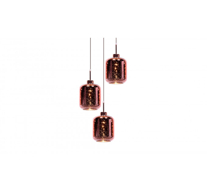 Подвесной светильник Lumina Deco Alacosmo LDP 6811-3 RD R.GD