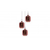 Подвесной светильник Lumina Deco Alacosmo LDP 6811-3 RD R.GD