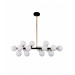 Подвесной светильник Lumina Deco Marsiada LDP 6033-16 BK+MD