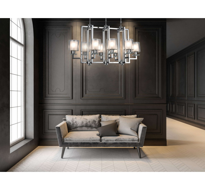 Подвесная люстра Lumina Deco Manhattan LDP 8012-8P CHR