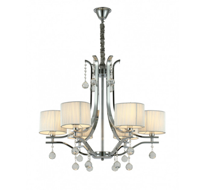Подвесная люстра Lumina Deco Fontenea LDP 8443-6 CHR