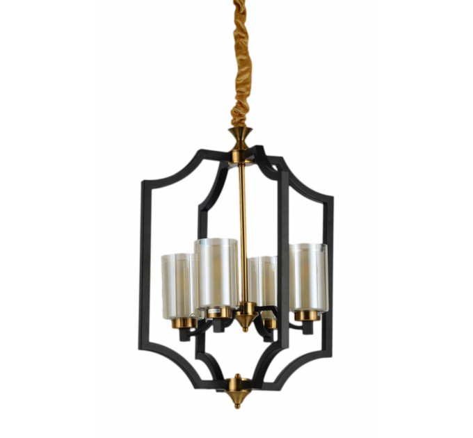 Подвесная люстра Lumina Deco Vigatto LDP 1224-4 BK+MD