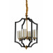 Подвесная люстра Lumina Deco Vigatto LDP 1224-4 BK+MD