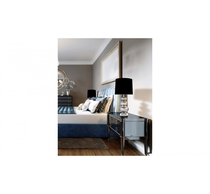 Настольная лампа Lumina Deco Briston LDT 303 CHR+BK
