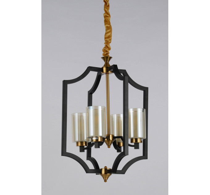 Подвесная люстра Lumina Deco Vigatto LDP 1224-4 BK+MD