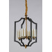 Подвесная люстра Lumina Deco Vigatto LDP 1224-4 BK+MD