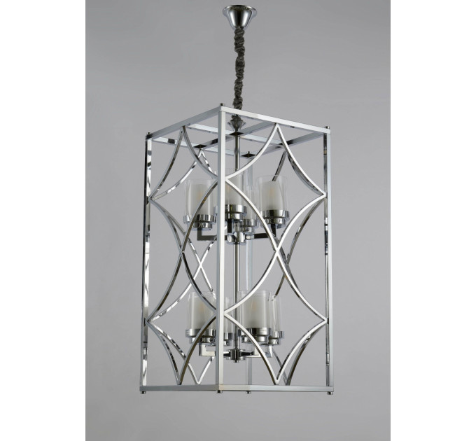 Подвесная люстра Lumina Deco Quadrato LDP 1223-8 CHR
