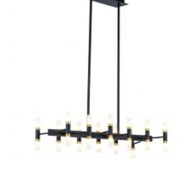 Подвесная люстра Lumina Deco Richmond LDP 6035-24 PR+BK+GD