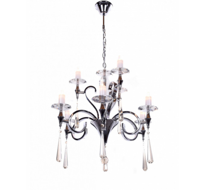 Хрустальная подвесная люстра Lumina Deco Arterro LDP 8136-9