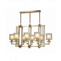 Подвесная люстра Lumina Deco Manhattan LDP 8012-8P F.GD