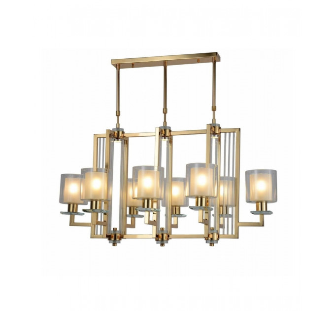 Подвесная люстра Lumina Deco Manhattan LDP 8012-8P F.GD