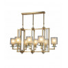 Подвесная люстра Lumina Deco Manhattan LDP 8012-8P F.GD