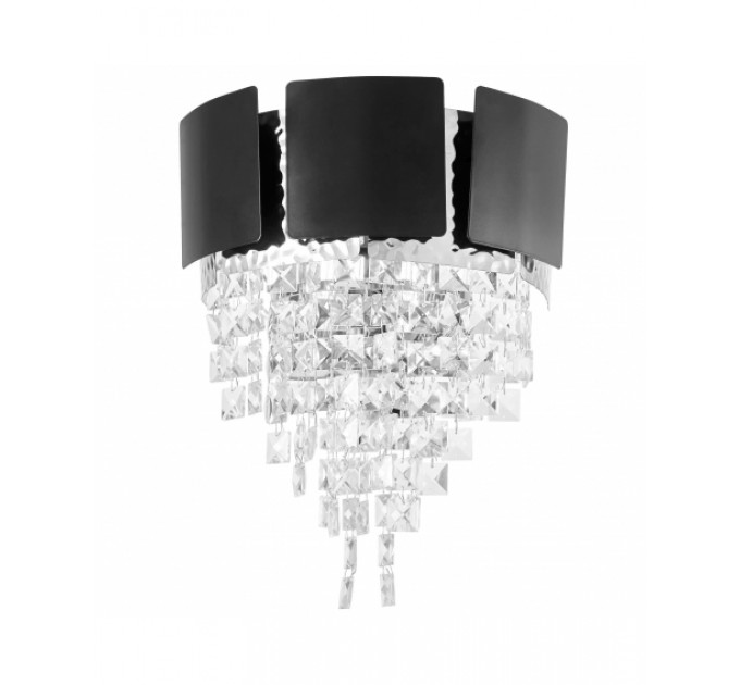 Бра Lumina Deco LDW 7045-2 BK+CHR