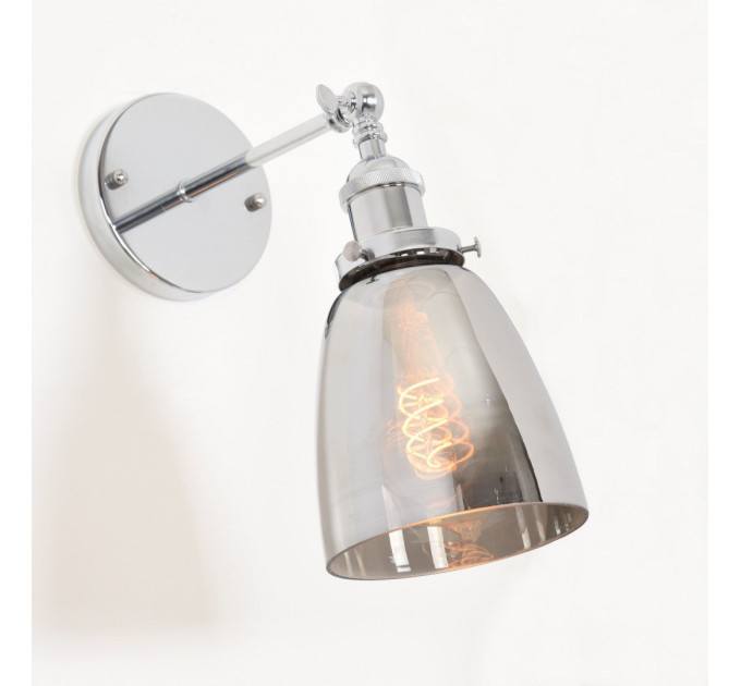Настенное бра Lumina Deco Fabi LDW 6800-1 CHR+GY