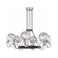 Подвесной светильник Lumina Deco LDP 9110-6 BK+CHR