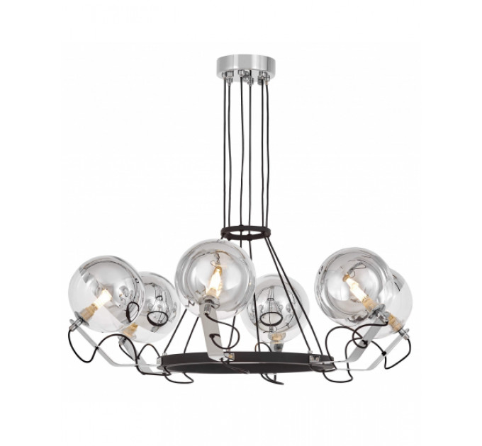 Подвесной светильник Lumina Deco LDP 9110-6 BK+CHR