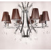 Подвесная люстра Lumina Deco Glamour LDP 66247-8 BR+CHR