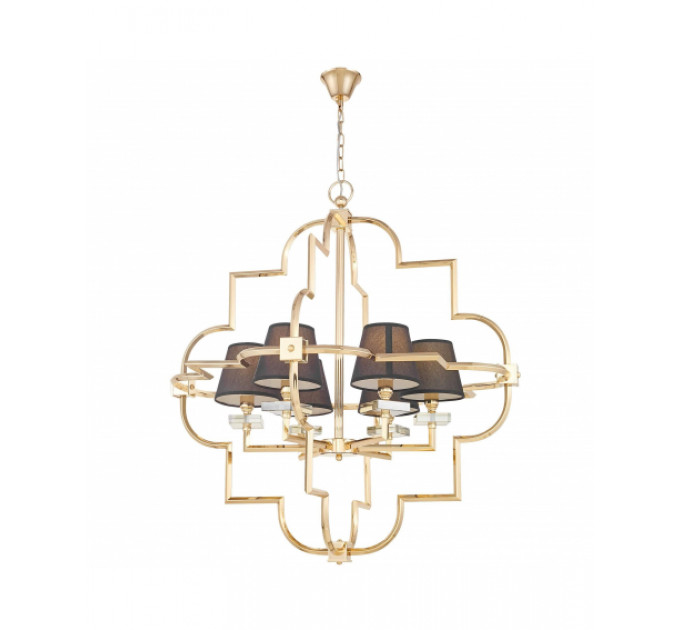 Подвесная люстра Lumina Deco Baltimore LDP 8020-6 GD+BK