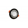Встраиваемый точечный светильник Lumina Deco Duka LDC 8062-JP-D90 BLACK+SILVER
