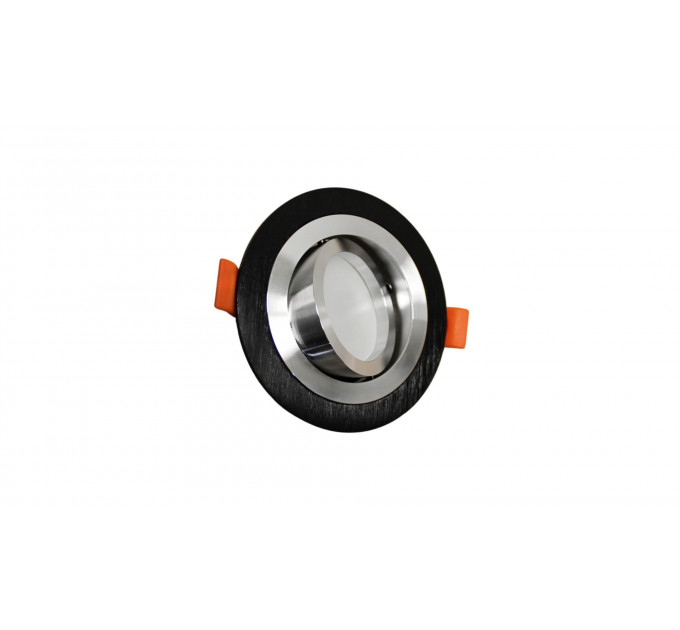 Встраиваемый точечный светильник Lumina Deco Duka LDC 8062-JP-D90 BLACK+SILVER