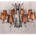 Подвесная люстра Lumina Deco Glamour LDP 66247-8 BR+CHR