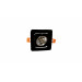 Встраиваемый точечный светильник Lumina Deco Fostis LDC 8064-SS-7WCOB-L98*W98 SILVER+BLACK