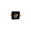 Встраиваемый точечный светильник Lumina Deco Fostis LDC 8064-SS-7WCOB-L98*W98 SILVER+BLACK