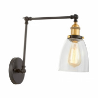 Настенное бра Lumina Deco Gubi LDW B005-2 BK+PR
