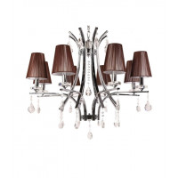 Подвесная люстра Lumina Deco Glamour LDP 66247-8 BR+CHR