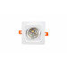 Встраиваемый точечный светильник Lumina Deco Fostis LDC 8065-SS-10WCOB-L120*W120 WHITE