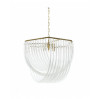 Хрустальная подвесная люстра Lumina Deco Weddini LDP 6001-600 GD+CL