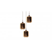 Подвесной светильник Lumina Deco Alacosmo LDP 6811-3 RD GD