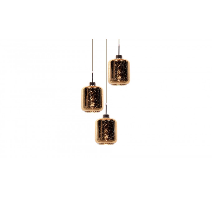 Подвесной светильник Lumina Deco Alacosmo LDP 6811-3 RD GD