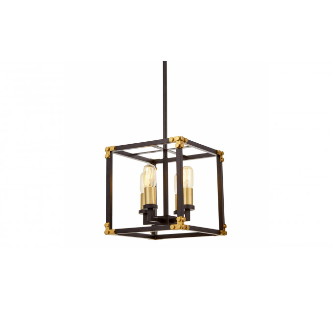 Подвесная люстра Lumina Deco Waldorf LDP 1140-4 BK+MD