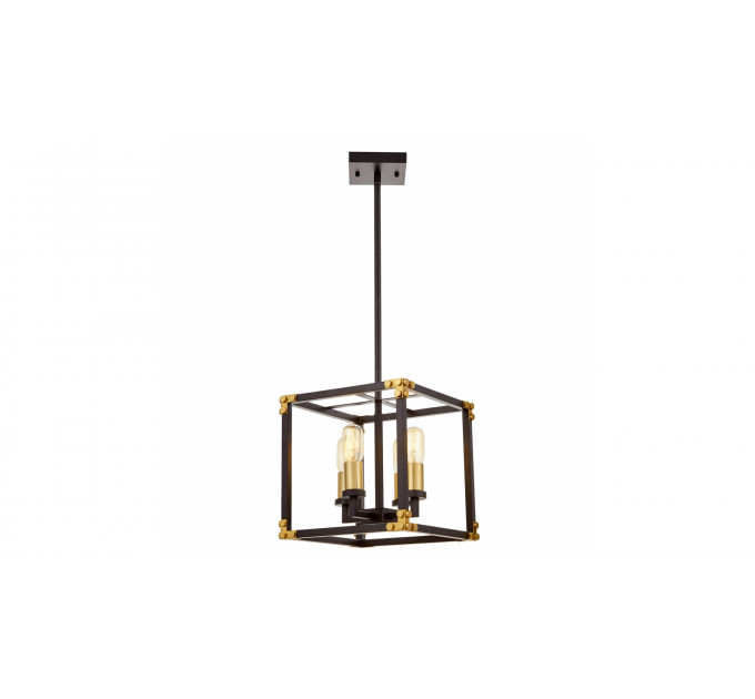 Подвесная люстра Lumina Deco Waldorf LDP 1140-4 BK+MD