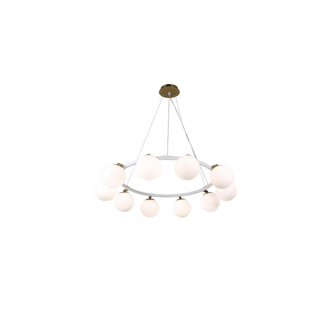 Подвесная люстра Lumina Deco Modica LDP 6032-10 WT+MD