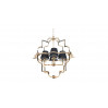 Подвесная люстра Lumina Deco Baltimore LDP 8020-4 GD+BK