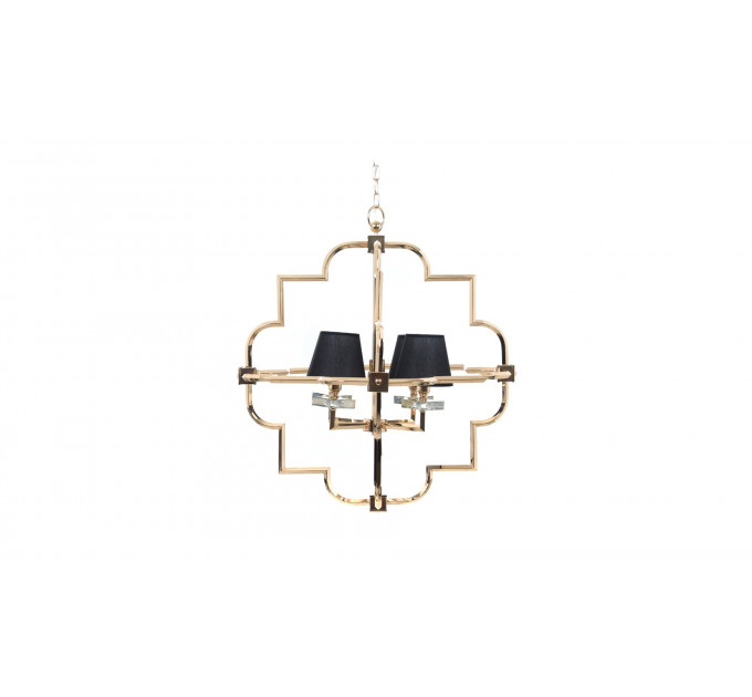 Подвесная люстра Lumina Deco Baltimore LDP 8020-4 GD+BK