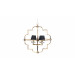 Подвесная люстра Lumina Deco Baltimore LDP 8020-4 GD+BK