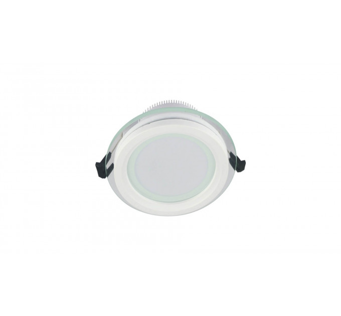 Встраиваемый светильник Lumina Deco Saleto LDC 8097-ROUND-GL-18WSMD-D200 WT